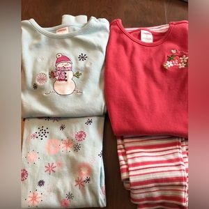 Gymboree Pajamas Bundle 2 Sets Long Sleeve Size 7 8